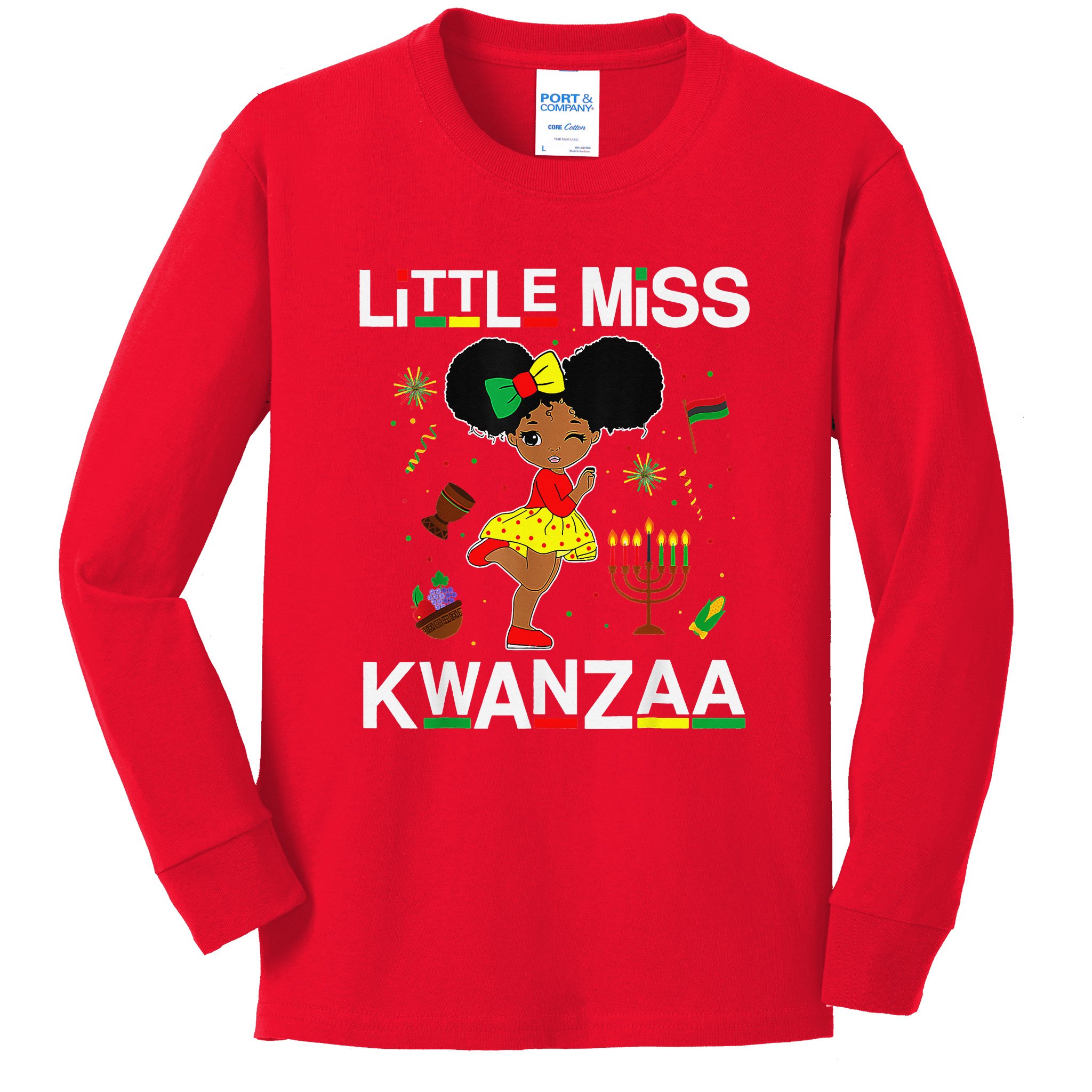 little-miss-kwanzaa-outfits-for-black-girl-kids-long-sleeve-shirt