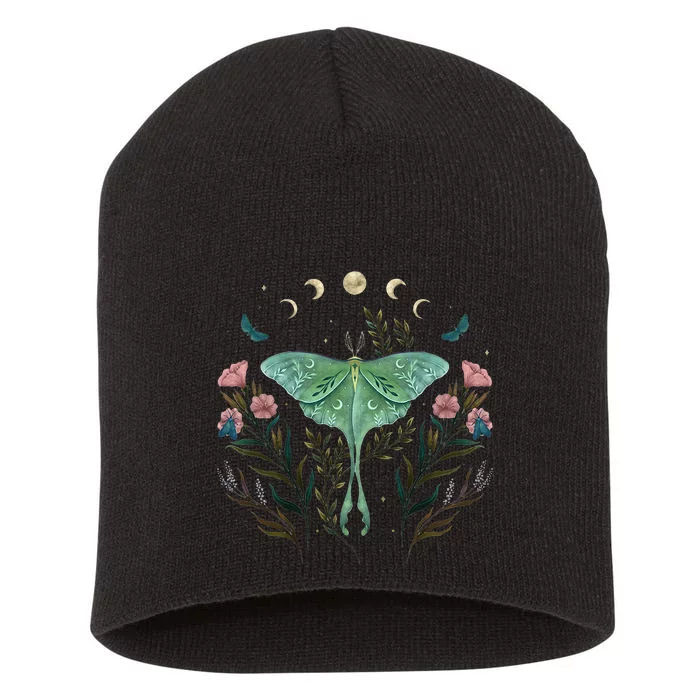 Luna Moth Short Acrylic Beanie