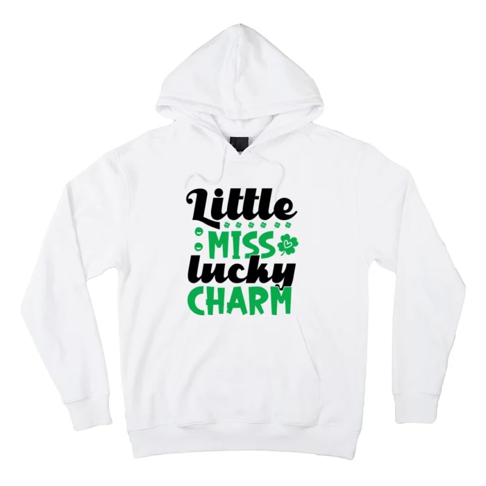 Little Miss Lucky Charm St Patrick's Day Hoodie