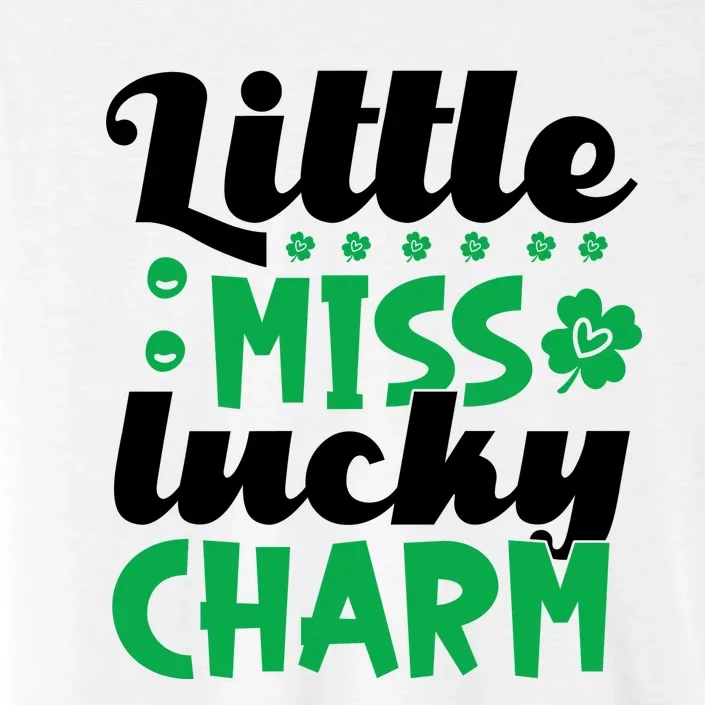 Little Miss Lucky Charm St Patrick's Day ChromaSoft Performance T-Shirt