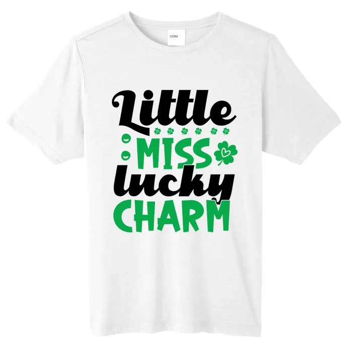 Little Miss Lucky Charm St Patrick's Day ChromaSoft Performance T-Shirt