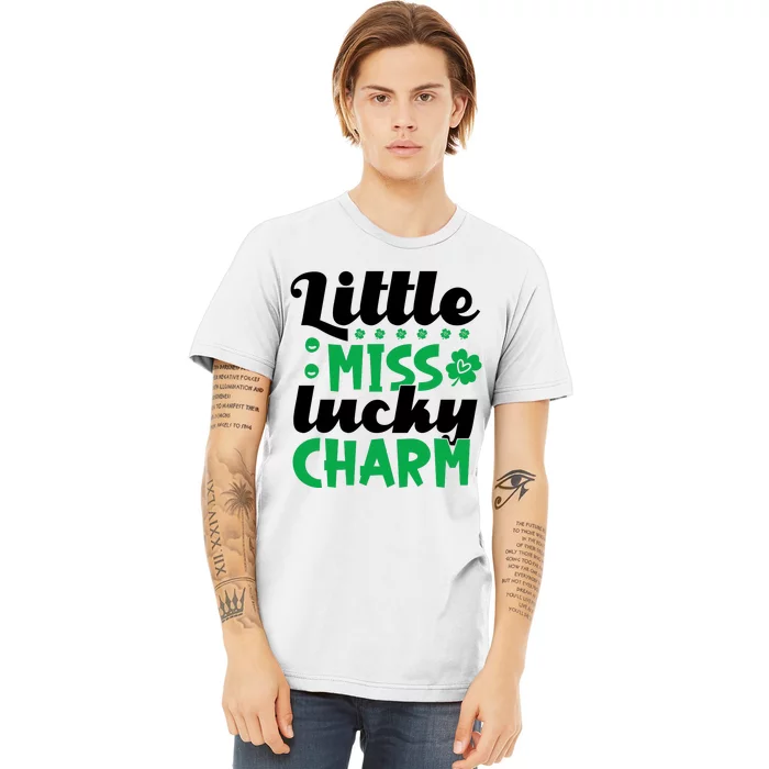 Little Miss Lucky Charm St Patrick's Day Premium T-Shirt