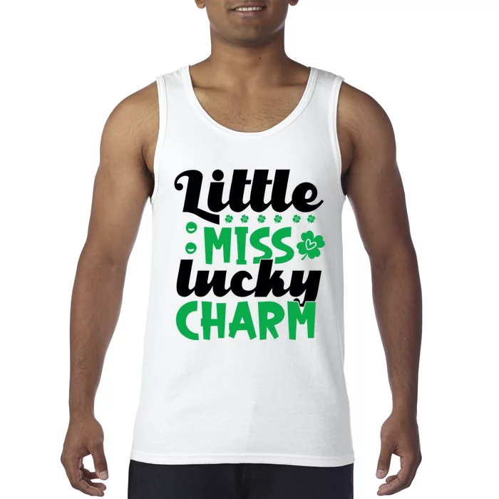 Little Miss Lucky Charm St Patrick's Day Tank Top