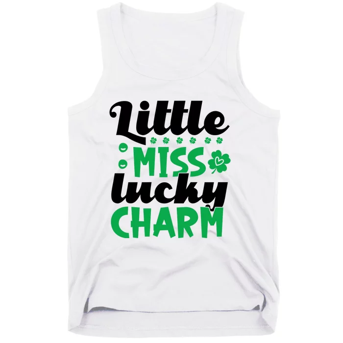 Little Miss Lucky Charm St Patrick's Day Tank Top