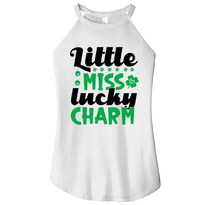 Little Miss Lucky Charm St Patrick's Day Women’s Perfect Tri Rocker Tank