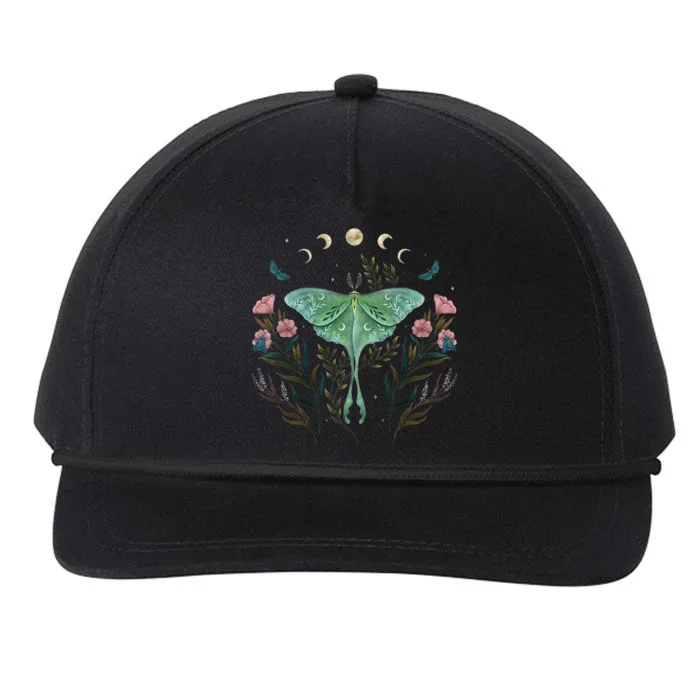 Luna Moth Snapback Five-Panel Rope Hat