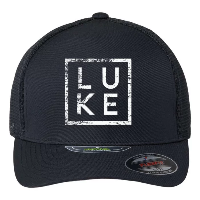 Luke Minimalism Flexfit Unipanel Trucker Cap