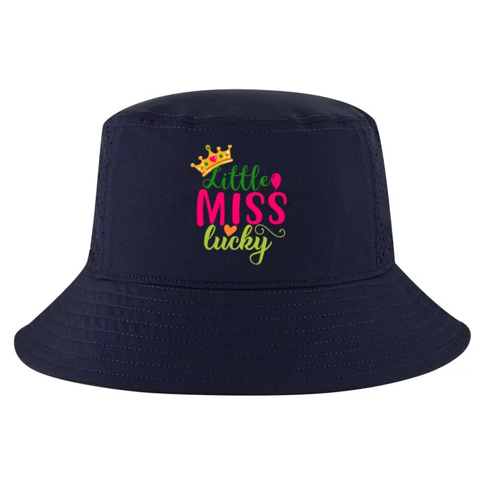 Little Miss Lucky St Patricks Day Funny Shenanigans Cool Gift Cool Comfort Performance Bucket Hat