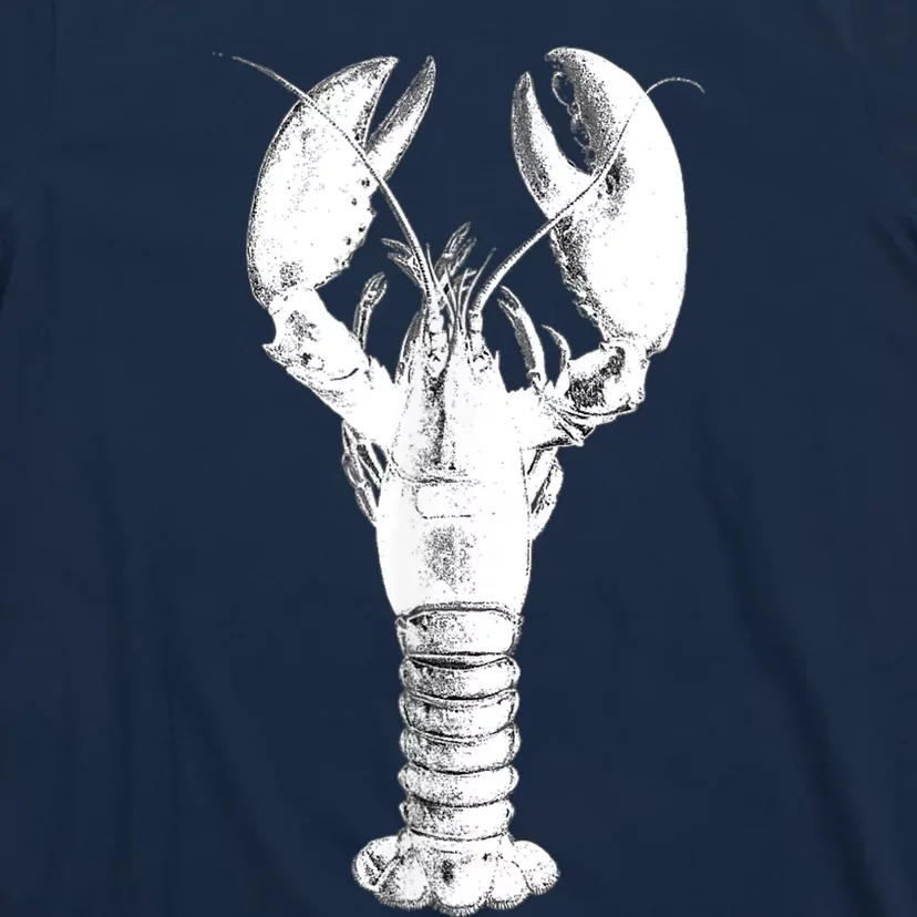 Large Maine Lobster in White Tee T-Shirt