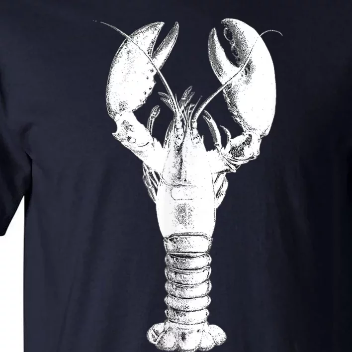 Large Maine Lobster in White Tee Tall T-Shirt