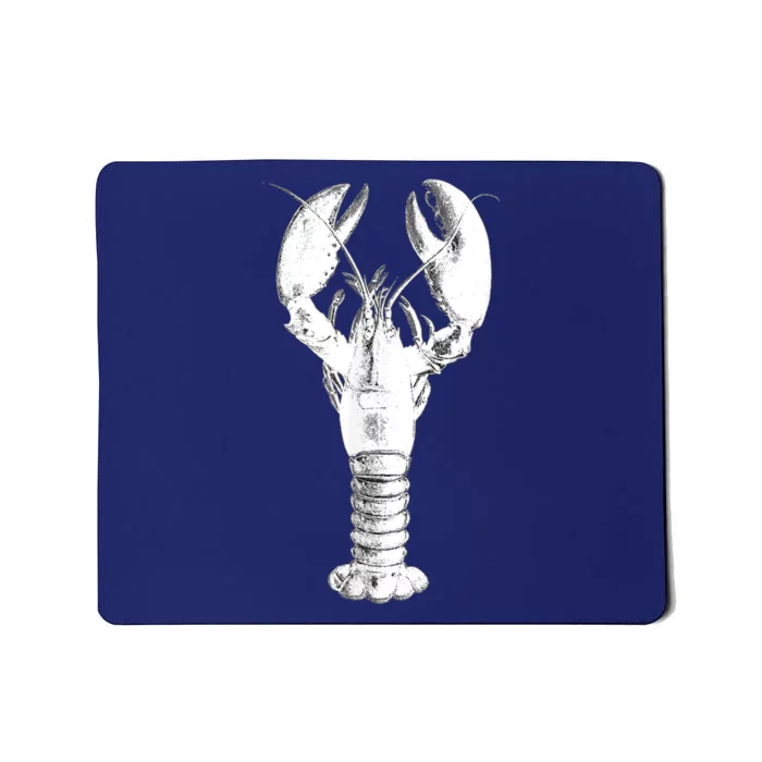 Large Maine Lobster in White Tee Mousepad