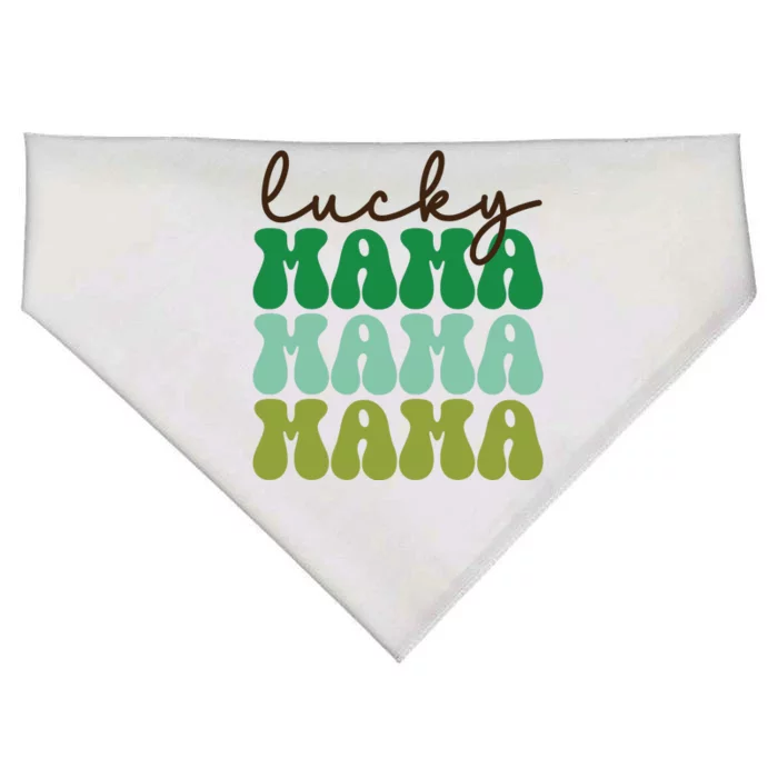 Lucky Mama Lucky Vibes USA-Made Doggie Bandana