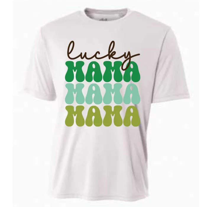 Lucky Mama Lucky Vibes Cooling Performance Crew T-Shirt