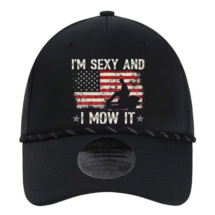 Lawn Mowing Landscaping IM Sexy And I Mow It Flag Performance The Dyno Cap