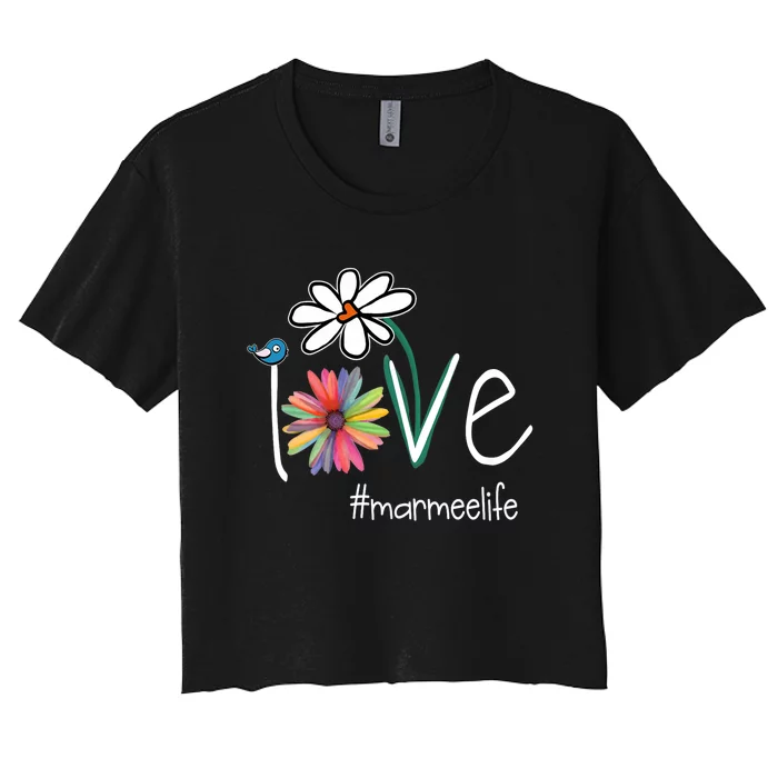 Love Marmee Life Women's Crop Top Tee