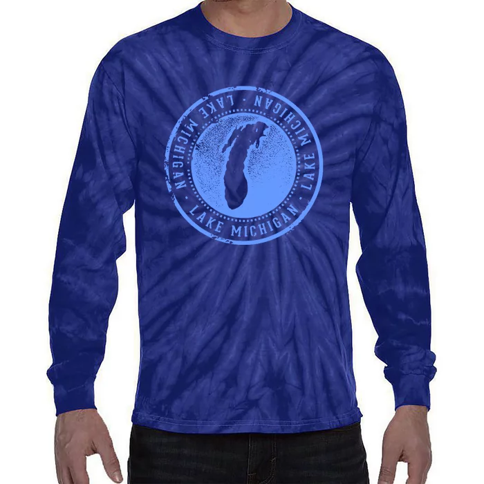 Lake Michigan Tie-Dye Long Sleeve Shirt