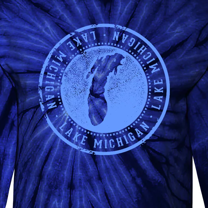 Lake Michigan Tie-Dye Long Sleeve Shirt