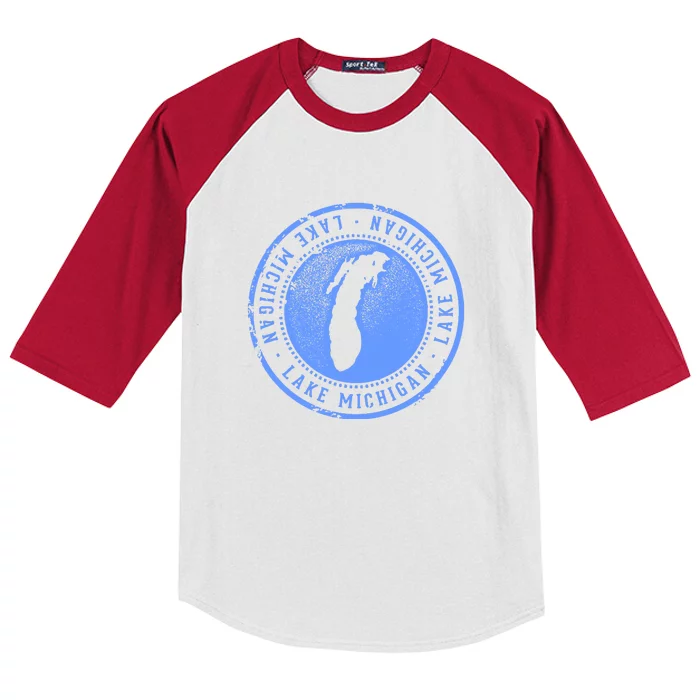 Lake Michigan Kids Colorblock Raglan Jersey