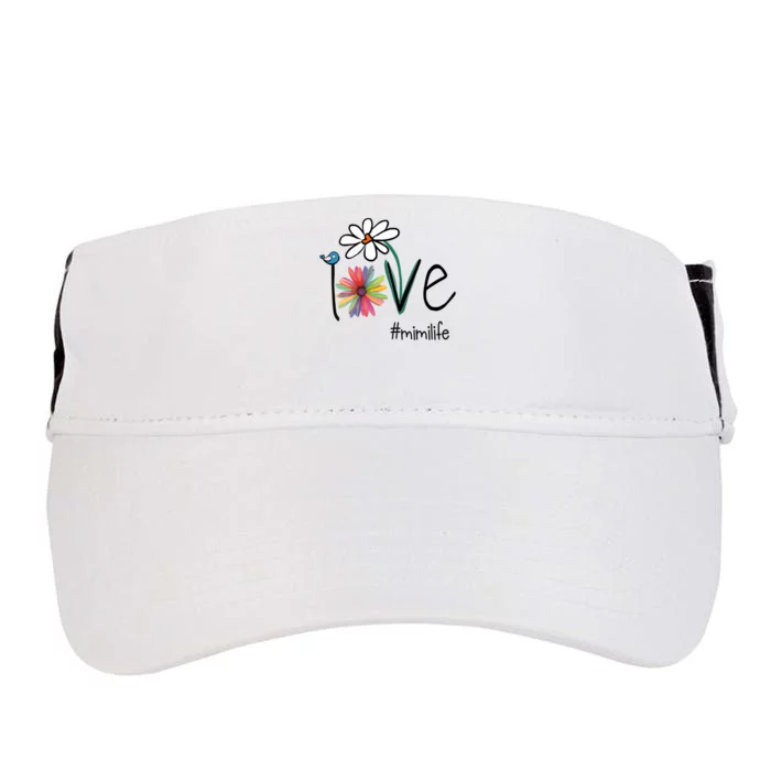 Love Mimi Life Art Flower Adult Drive Performance Visor