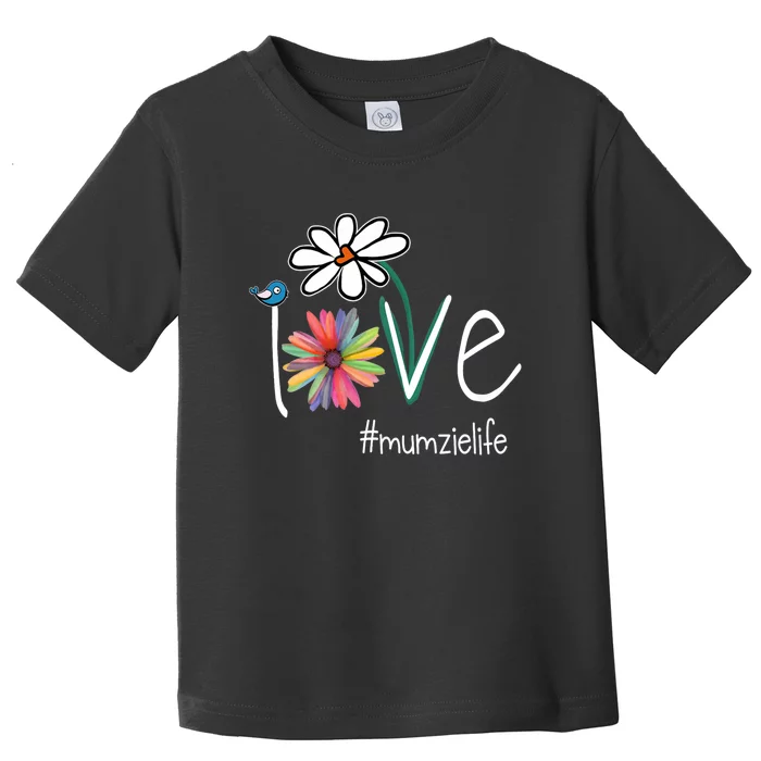 Love Mumzie Life Art Flower Color Toddler T-Shirt