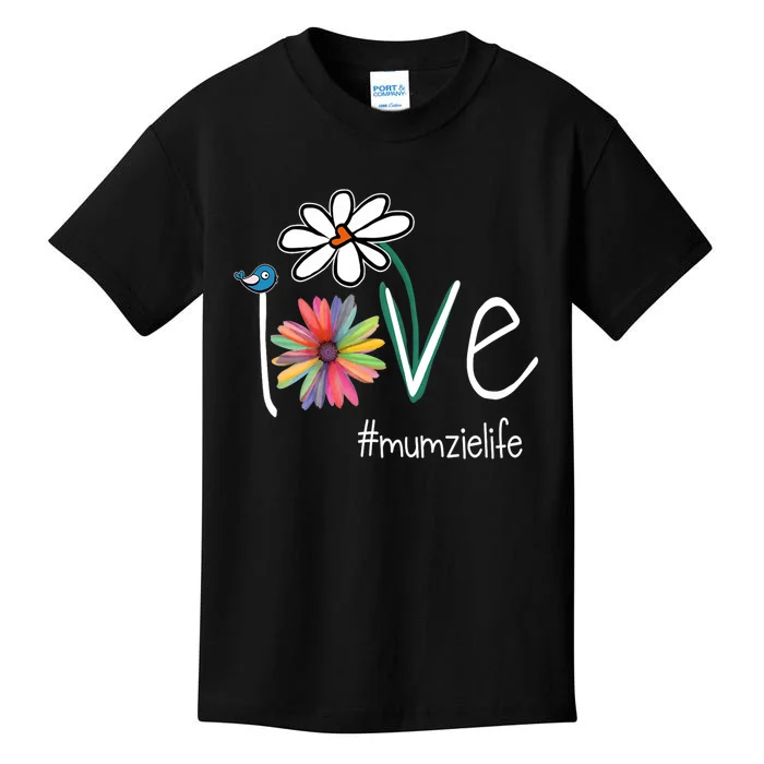 Love Mumzie Life Art Flower Color Kids T-Shirt