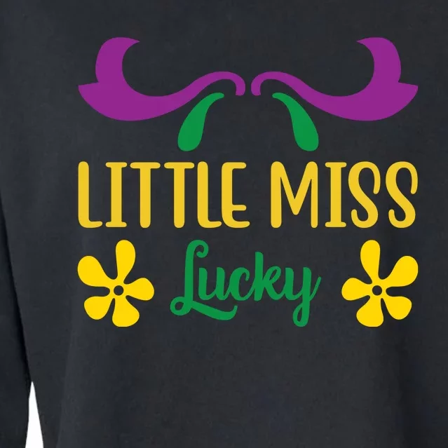 Little Miss Lucky Cropped Pullover Crew