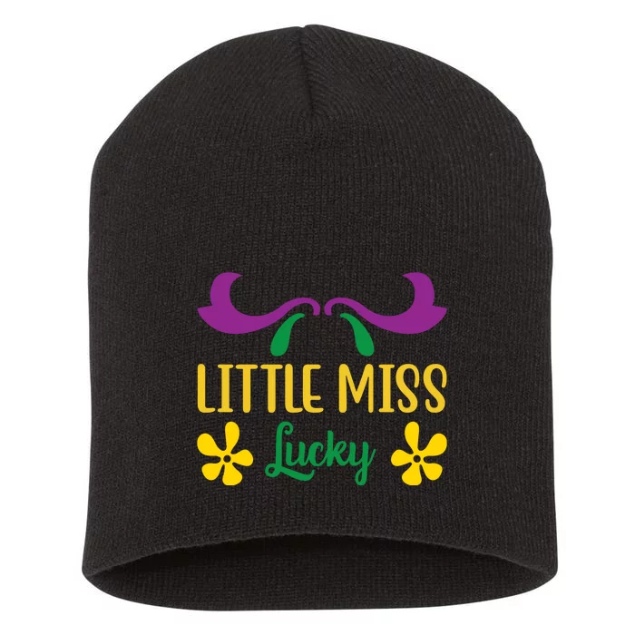 Little Miss Lucky Short Acrylic Beanie