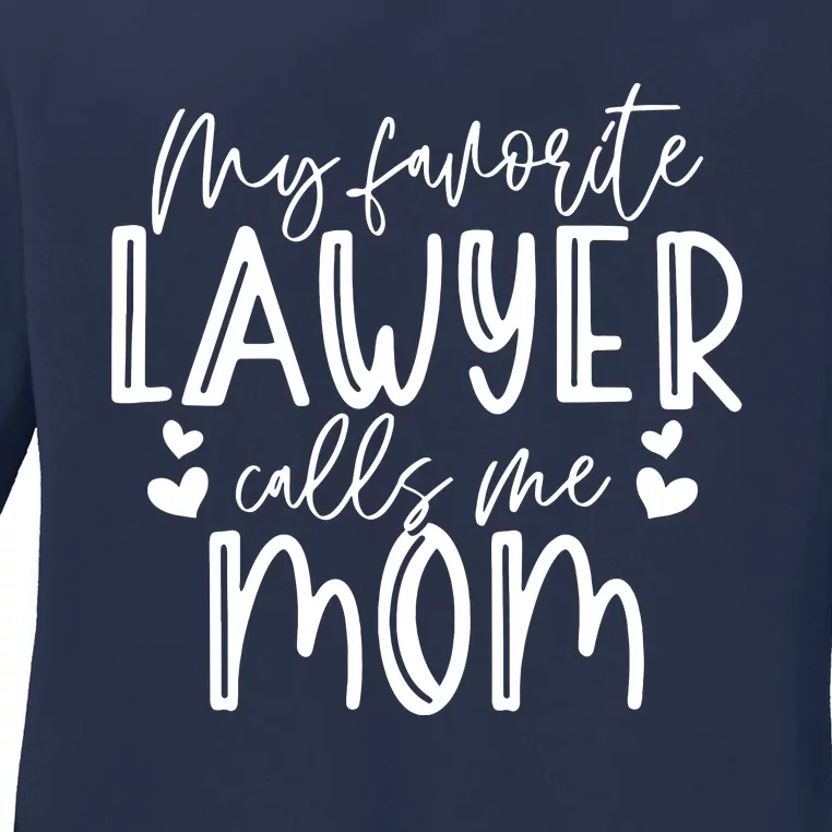 Lawyer Mom Law School Student Attorney Graduation Gift Ladies Long Sleeve Shirt