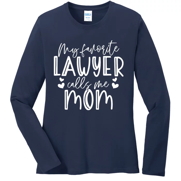 Lawyer Mom Law School Student Attorney Graduation Gift Ladies Long Sleeve Shirt