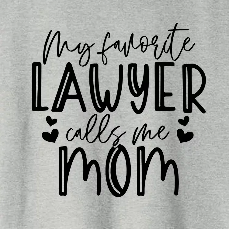 Lawyer Mom Law School Student Attorney Graduation Gift Women's Crop Top Tee