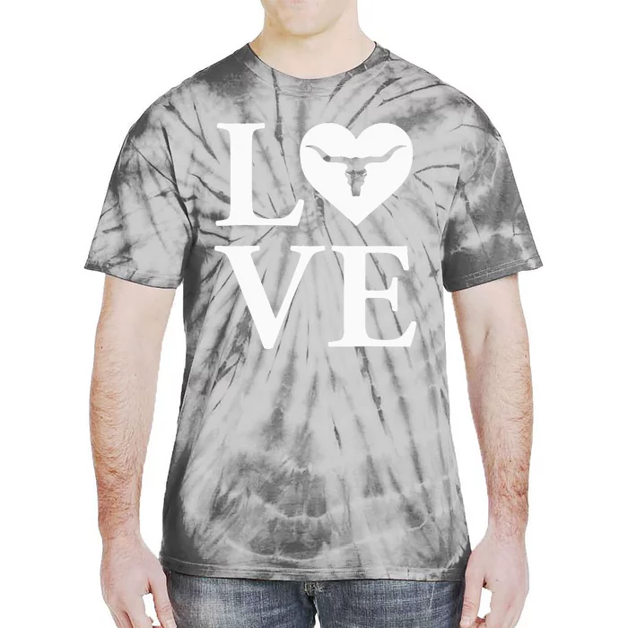 Love My Longhorn USA Love Tie-Dye T-Shirt