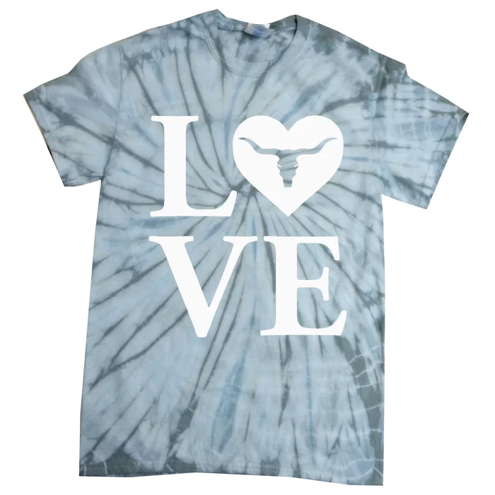 Love My Longhorn USA Love Tie-Dye T-Shirt