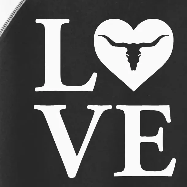 Love My Longhorn USA Love Toddler Fine Jersey T-Shirt