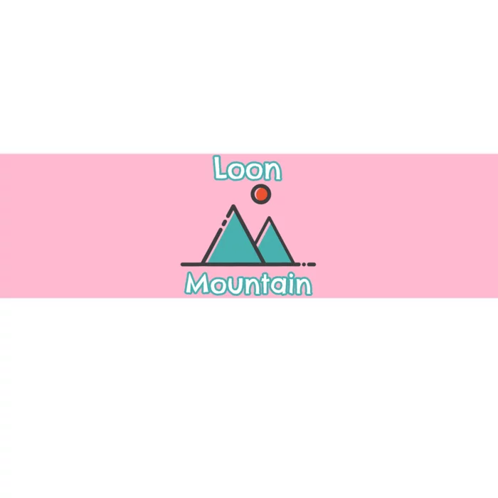 Loon Mountain Lincoln New Hampshire Mountains Bumper Sticker