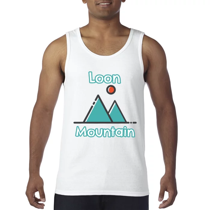 Loon Mountain Lincoln New Hampshire Mountains Tank Top