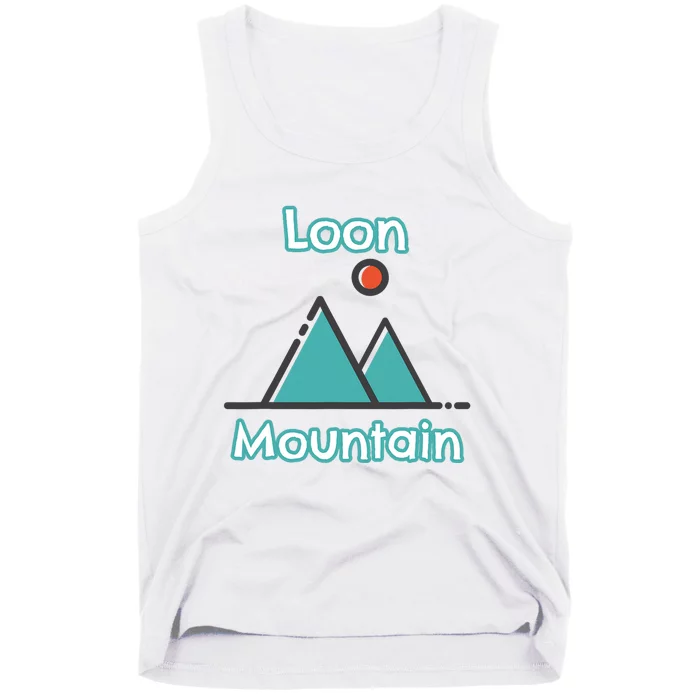 Loon Mountain Lincoln New Hampshire Mountains Tank Top