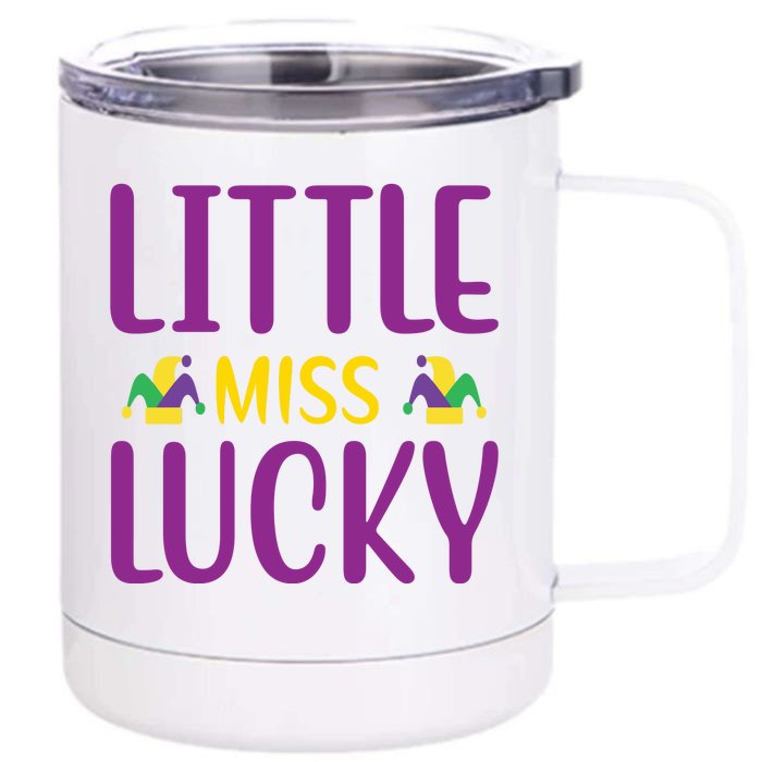 Little Miss Lucky Front & Back 12oz Stainless Steel Tumbler Cup