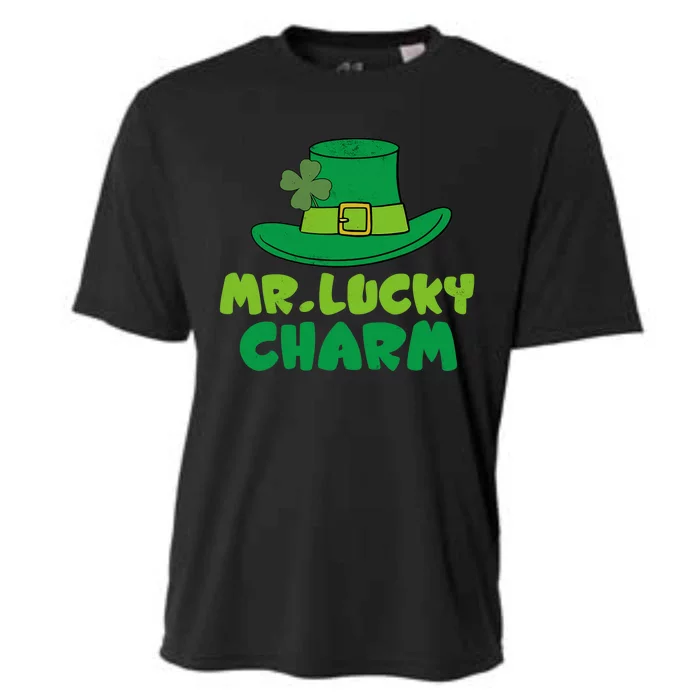 Leprechaun Mr Lucky Charm St Patricks Day Cooling Performance Crew T-Shirt