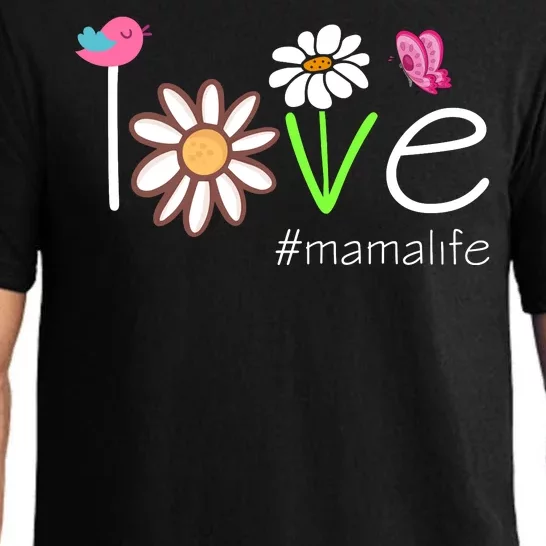 Love Mama Life Cute Matching Family Pajama Set