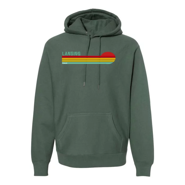 Lansing Michigan Premium Hoodie