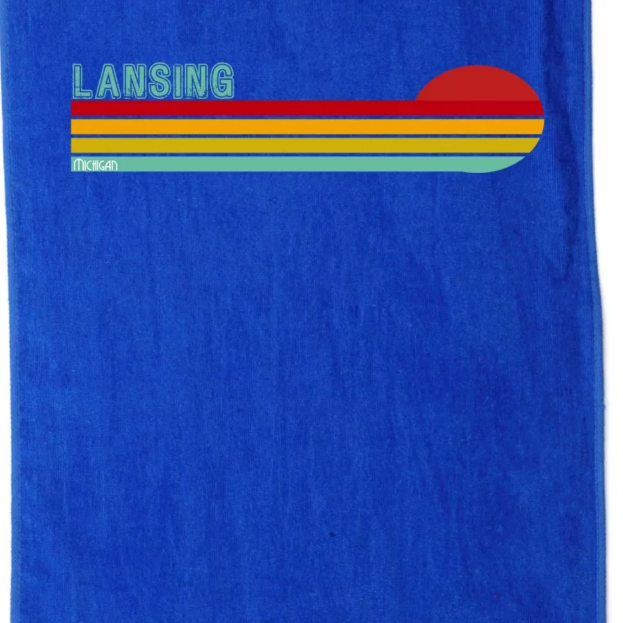 Lansing Michigan Platinum Collection Golf Towel