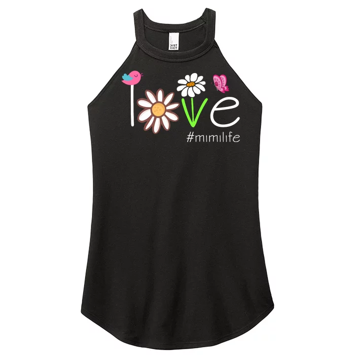 Love Mimi Life Cute Matching Family Women’s Perfect Tri Rocker Tank