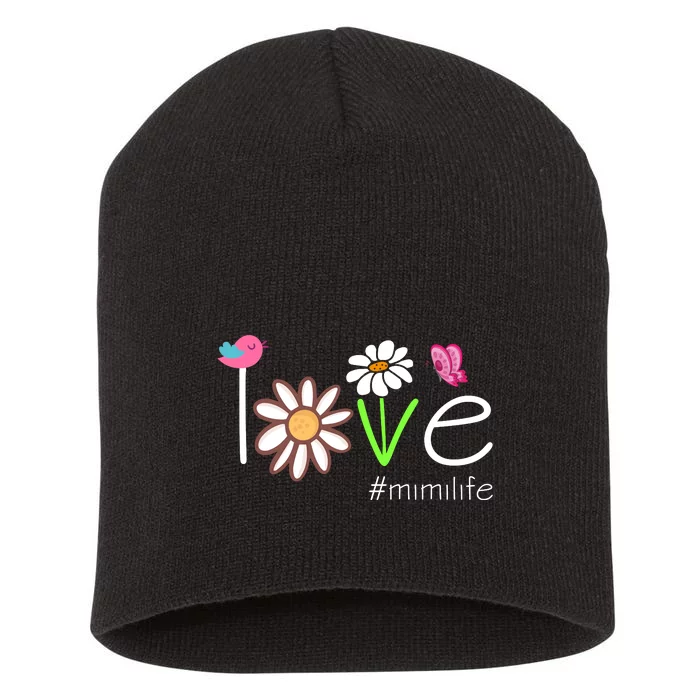 Love Mimi Life Cute Matching Family Short Acrylic Beanie