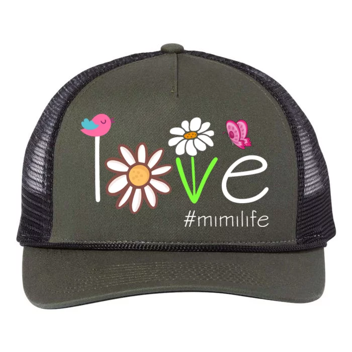 Love Mimi Life Cute Matching Family Retro Rope Trucker Hat Cap