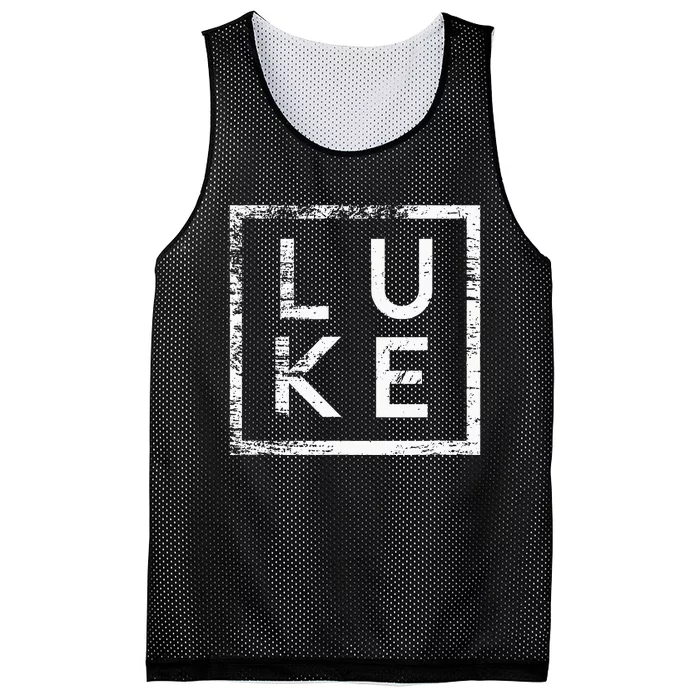 Luke Minimalism Mesh Reversible Basketball Jersey Tank