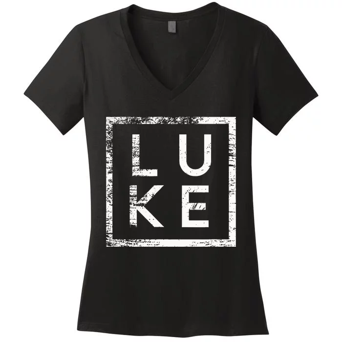 Luke Minimalism Women's V-Neck T-Shirt