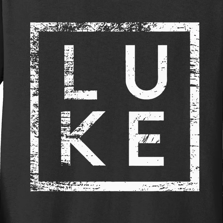 Luke Minimalism Kids Long Sleeve Shirt