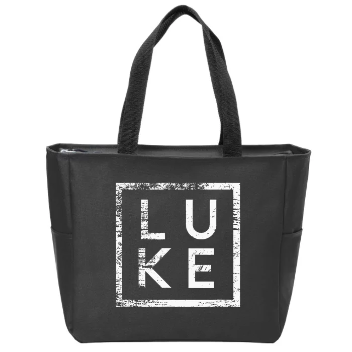 Luke Minimalism Zip Tote Bag