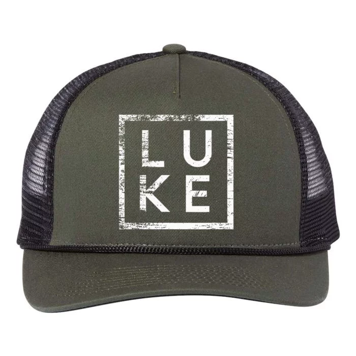 Luke Minimalism Retro Rope Trucker Hat Cap