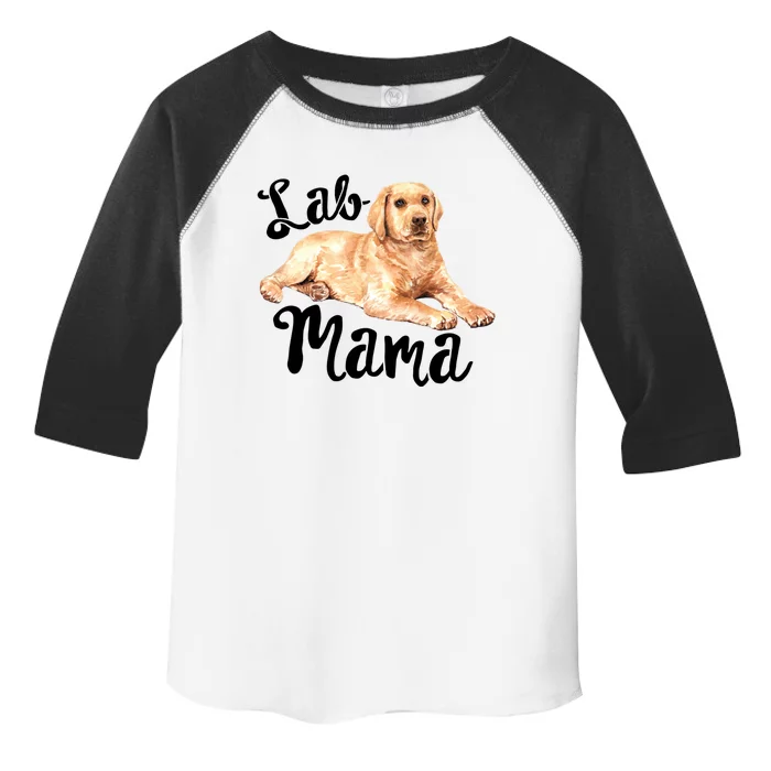 Lab Mama Labrador Retriever Dog Mom Rescue Mothers Day Gift Toddler Fine Jersey T-Shirt